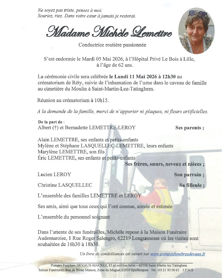 Avis de décès