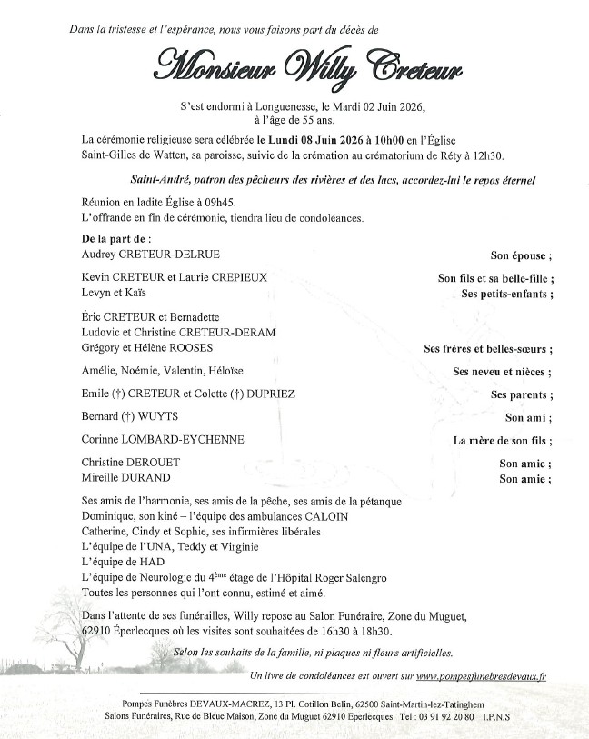 Avis de décès