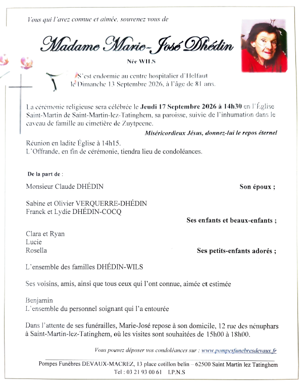 Avis de décès