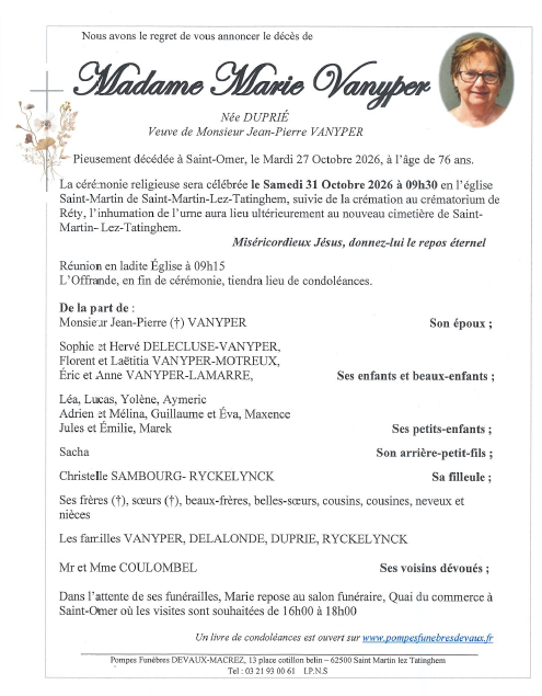 Avis de décès